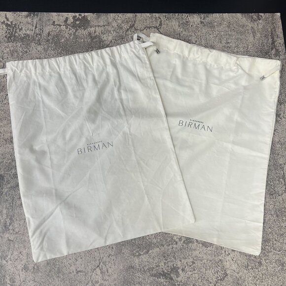 Alexandre Birman Drawstring Dust Bags x2 - Picture 1 of 9